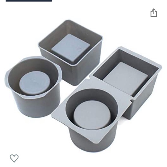 Stylish Silicone Mold Square Round Pots Plants - Picture 4 of 5